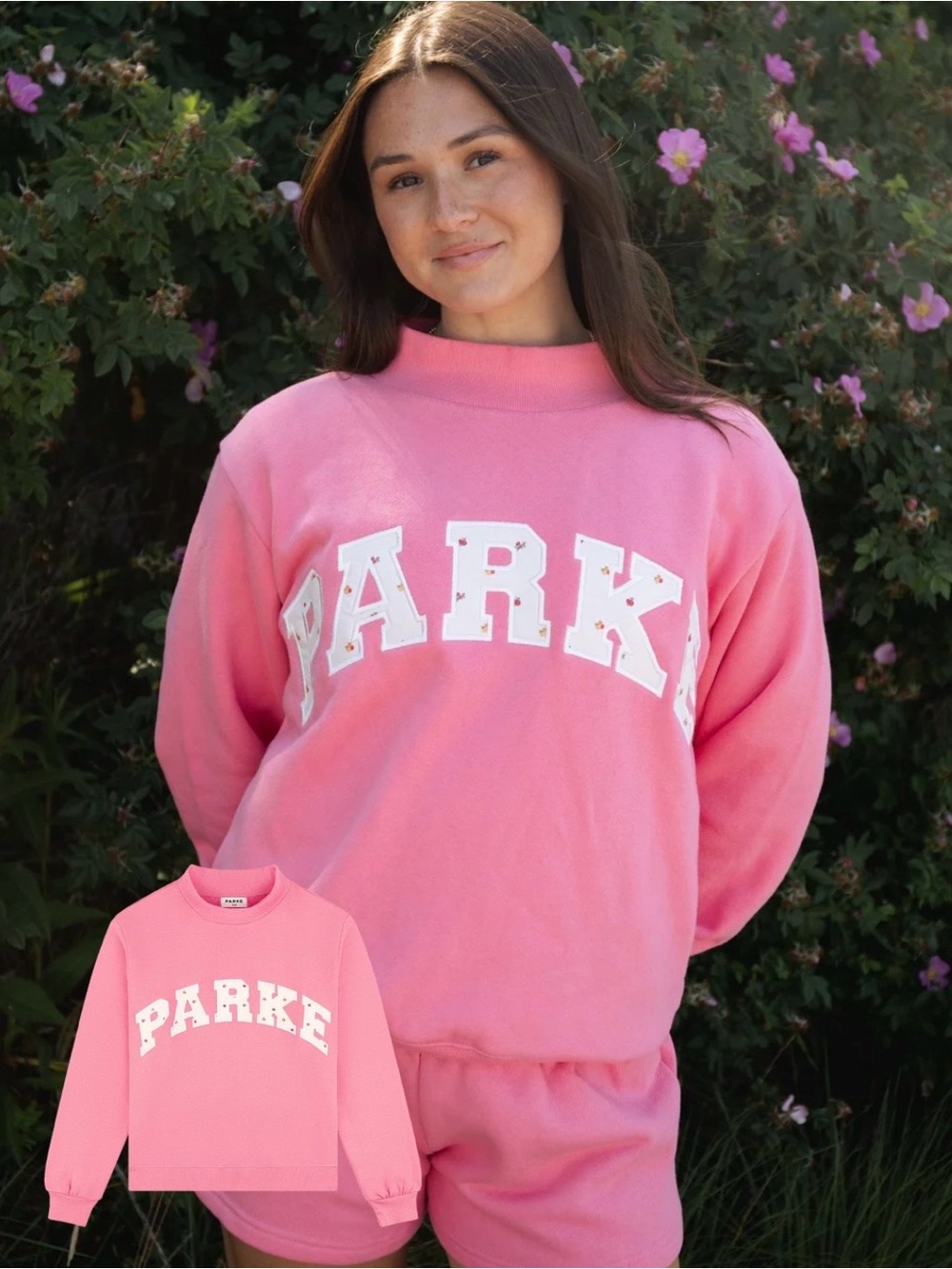 Parke Varisty Mockneck Boom/Floral